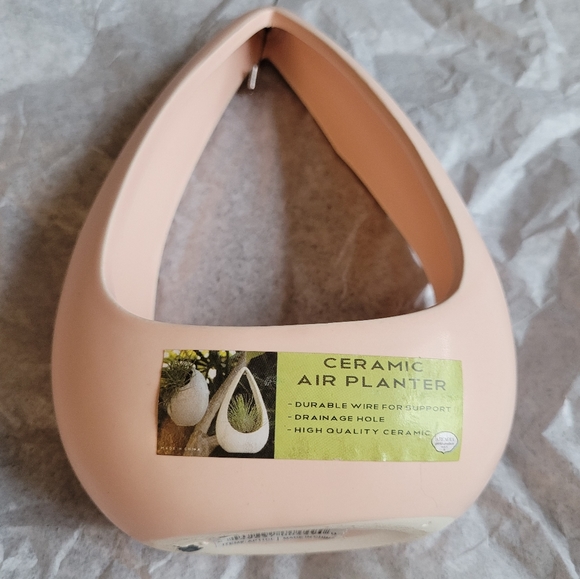 Cool Ceramic Triangle Air Planter NWT - Picture 6 of 9